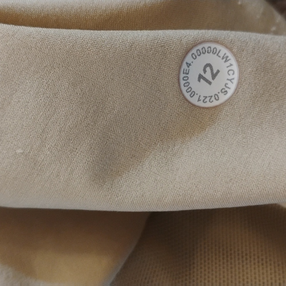 lululemon athletica light beige long button-front tunic - Picture 5 of 9